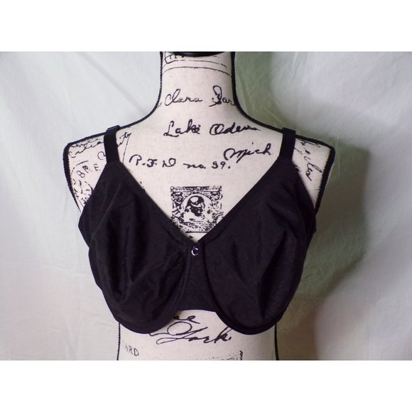 🆕CHANTELLE Comfort Chic Back Shaping Minimizer Underwire Bra Black 40DDD #18J2 - Picture 6 of 9